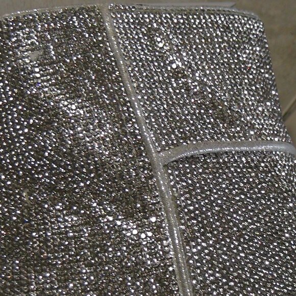 A New Day Cailin Womens Rhinestone Wide Ankle Boots Silver 6.5 ,7 ,7.5,8, 8.5,9W - Picture 8 of 16